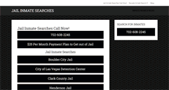 Desktop Screenshot of jailinmatesearches.com