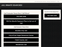 Tablet Screenshot of jailinmatesearches.com